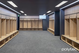 Polytec - Lockers in Natural Oak Ravine.