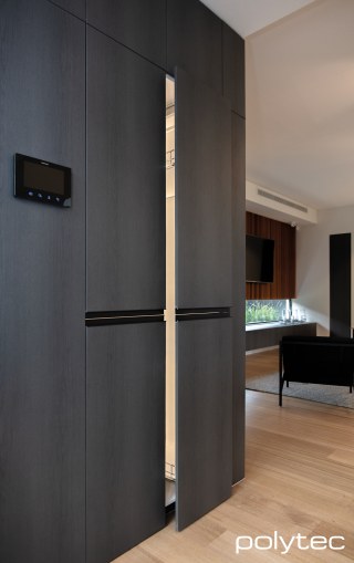 Polytec - Doors and panels in Empire Oak Matt.