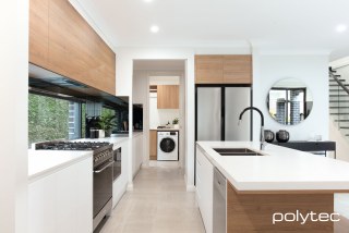 Polytec - Cabinetry and Crisp White Legato.