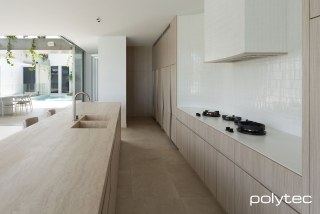 Polytec - Doors and panels in Soft Walnut Ravine.