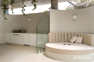 Polytec - Alfresco doors  in Polar White Matt.