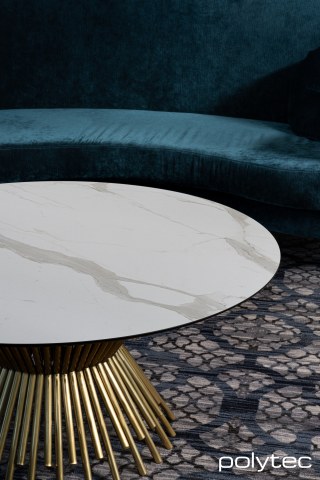 Polytec - Table top in Calacutta D'oro Smooth.