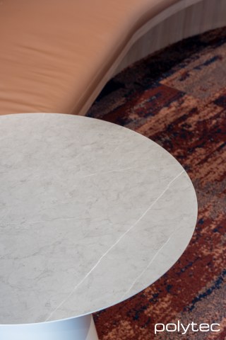 Polytec - Table top in Portland Stone Smooth.