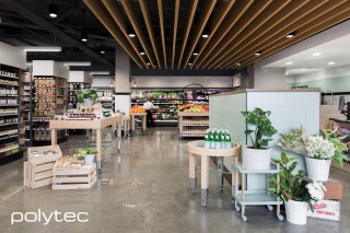 Polytec - Retail joinery in Natural Oak Ravine.