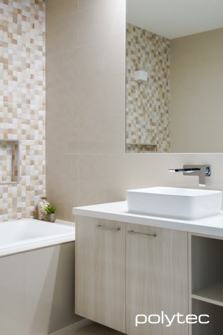 Polytec - Vanity in in Bleached Walnut Legato.