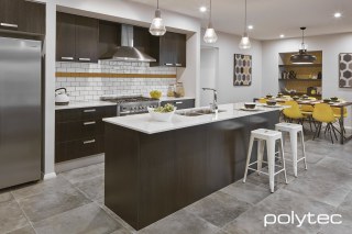 Polytec - Doors and panels in Black Wenge Matt.