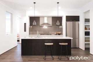 Polytec - Doors and panels in Black Wenge Matt.