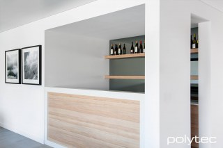 Polytec - Panels and shelving in Natural Oak Ravine.
