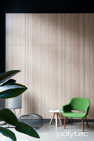 Polytec - Wall panels in Natural Oak Ravine.