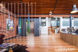 Polytec - Desk in Natural Oak Ravine.