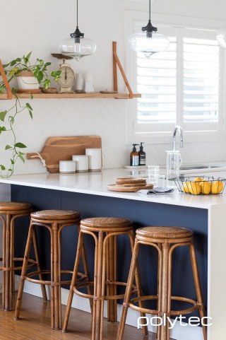 Polytec - Bar panel in Oxford Matt.