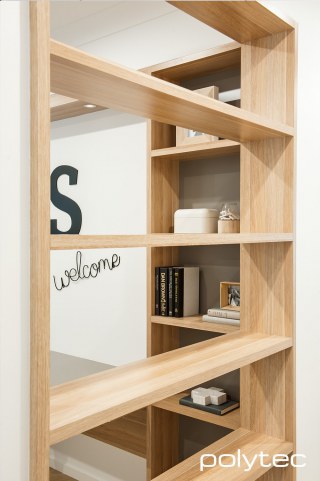 Polytec - Bookcase in Natural Oak Ravine.