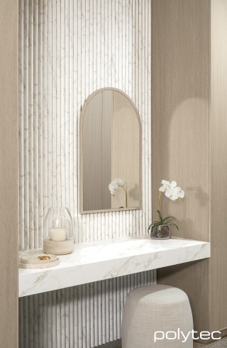 Polytec - Benchtop in Marmo di Torre Smooth.